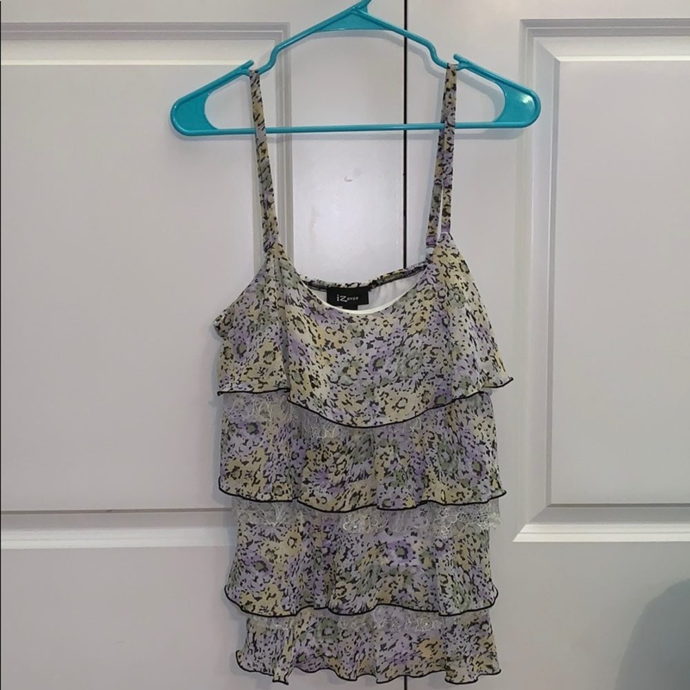 Ruffle Tank Top Blouse